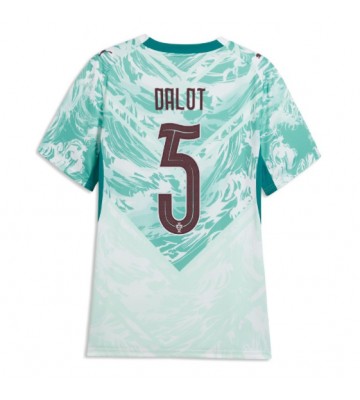 Portugal Diogo Dalot #5 Bortatröja Dam VM 2026 Kortärmad